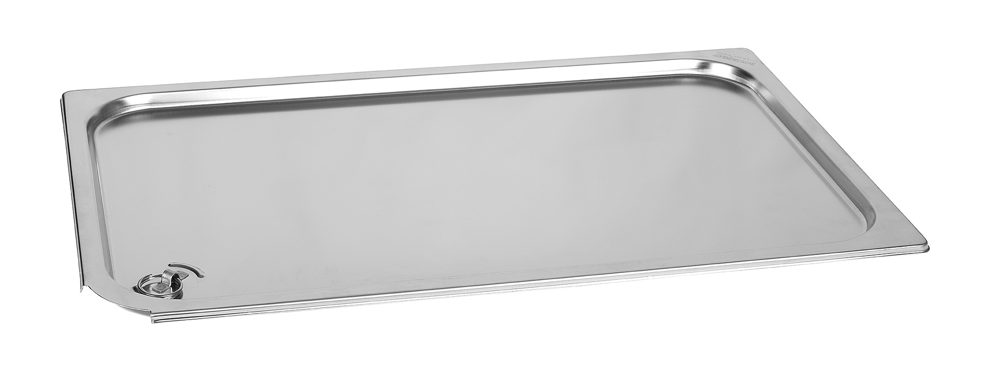 COUVERCLE INOX éTANCHE GN 1/1 - POUR BAC GASTRONORME SANS ANSE